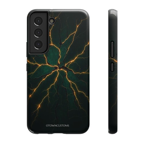 Emerald lightning and gold - emerald,